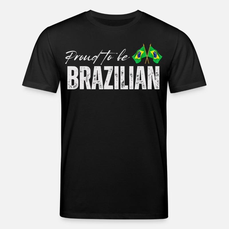 Fierté brésilienne, j'aime le Brésil - T-shirt bio CREATOR Stanley/Stella Unisexe - noir
