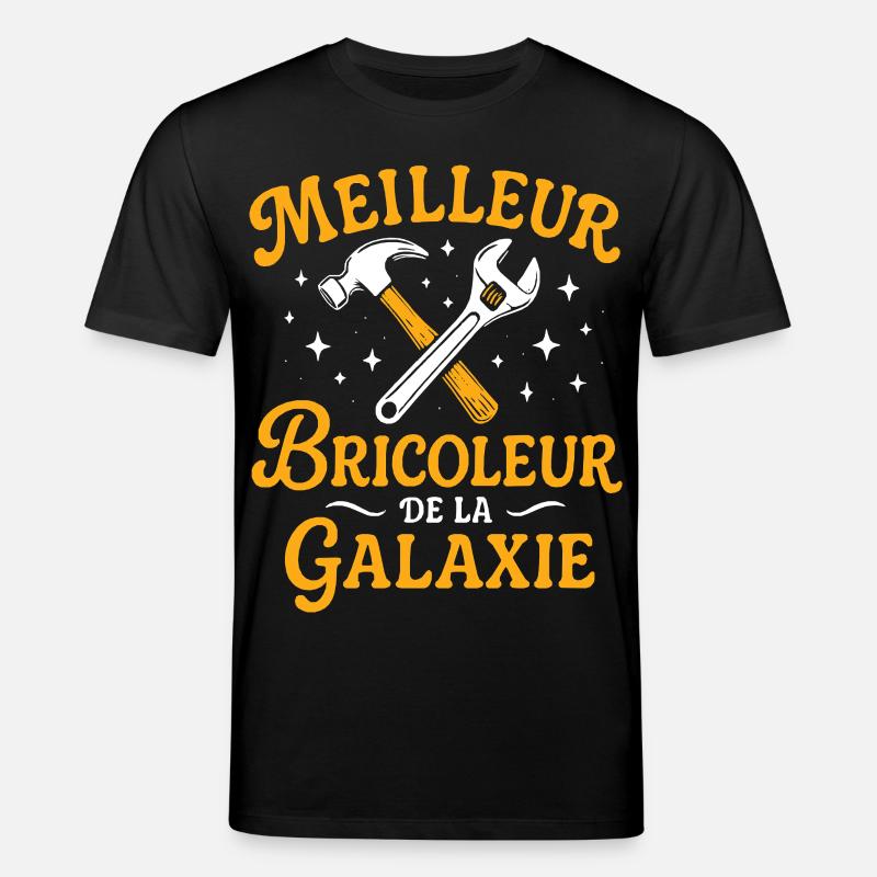 Bester Tüftler der Galaxis - Stanley/Stella Unisex Bio-T-Shirt CREATOR  - Schwarz