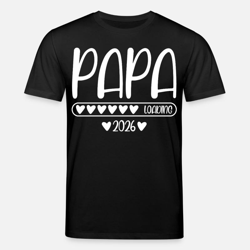 Papa 2026 loading - Stanley/Stella Unisex Bio-T-Shirt CREATOR  - Schwarz
