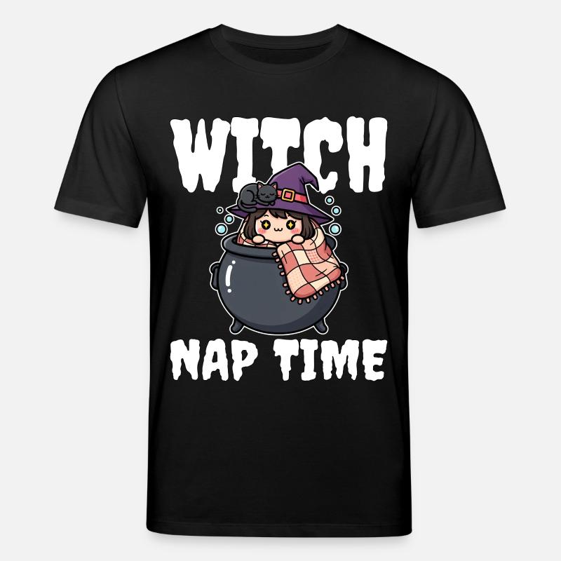 WITCH NAP TIME - WITCH HALLOWEEN - T-shirt bio CREATOR Stanley/Stella Unisexe - noir