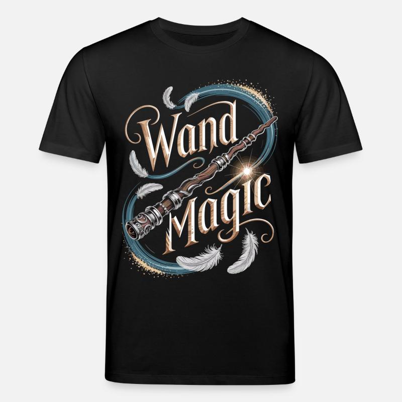 Conception de baguette magique murale - T-shirt bio CREATOR Stanley/Stella Unisexe - noir