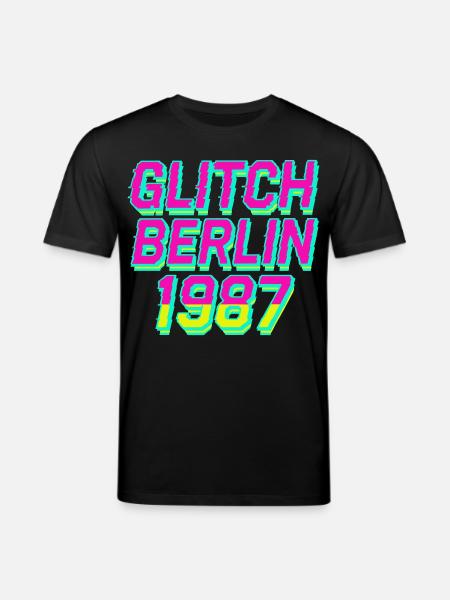 Glitch, Berlin 1987 - Stanley/Stella CREATOR Unisex Organic T-Shirt - black