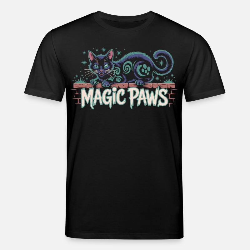 Conception magique de chat enchanté - T-shirt bio CREATOR Stanley/Stella Unisexe - noir