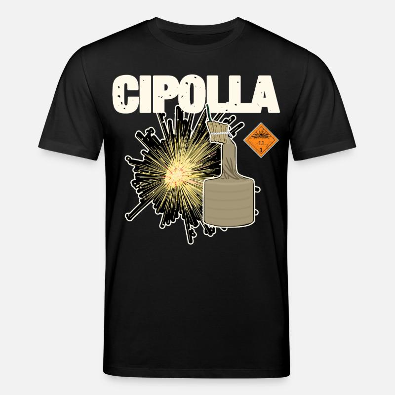 Cipolla Pyro - Ekologiczna koszulka typu unisex Stanley/Stella CREATOR  - czarny