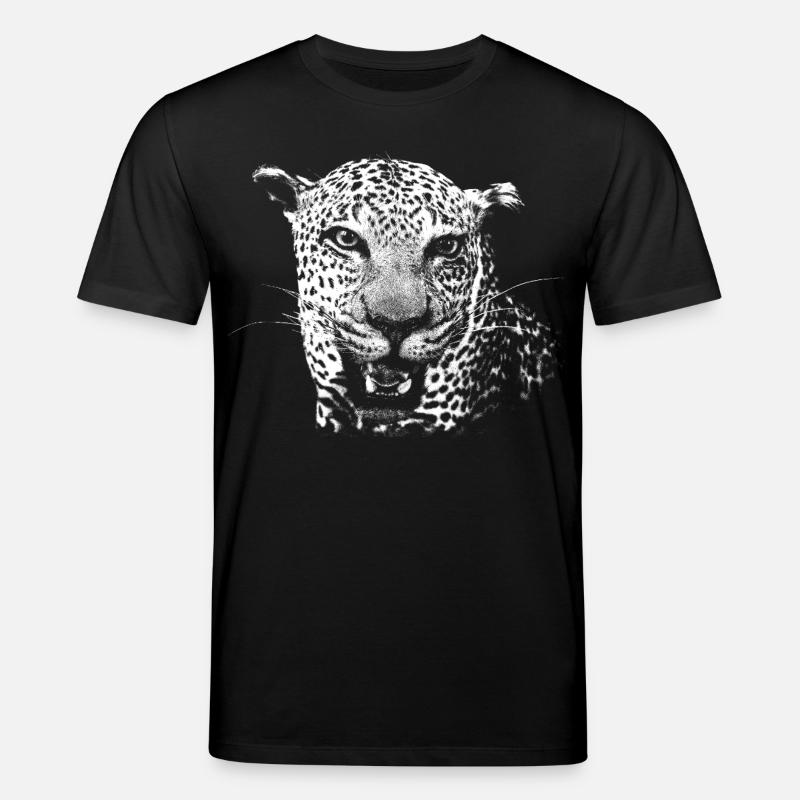 Leopard - Stanley/Stella Unisex Bio-T-Shirt CREATOR  - Schwarz