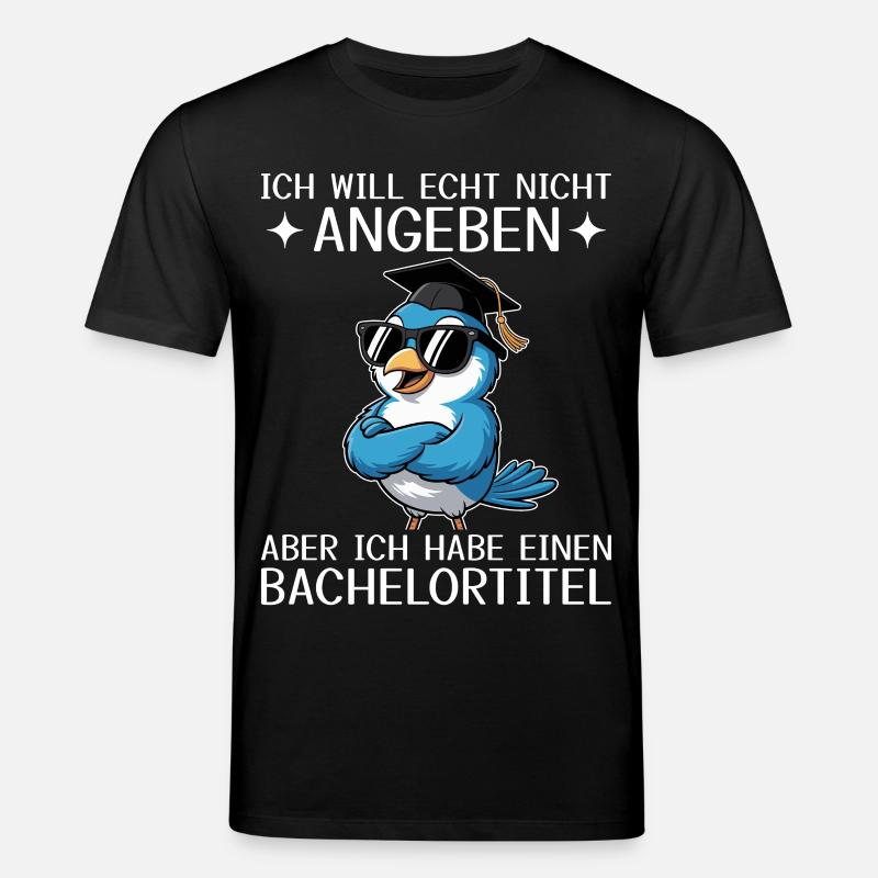 Bachelor Abschluss geschafft - Bachelortitel - Stanley/Stella Unisex Bio-T-Shirt CREATOR  - Schwarz