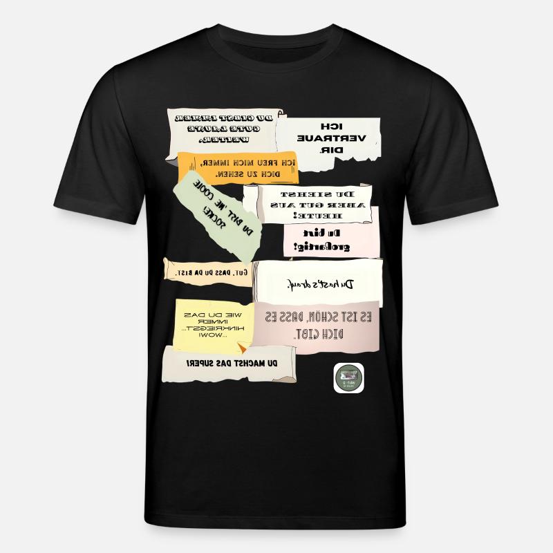 Votre dose quotidienne de motivation... dans le miroir - T-shirt bio CREATOR Stanley/Stella Unisexe - noir