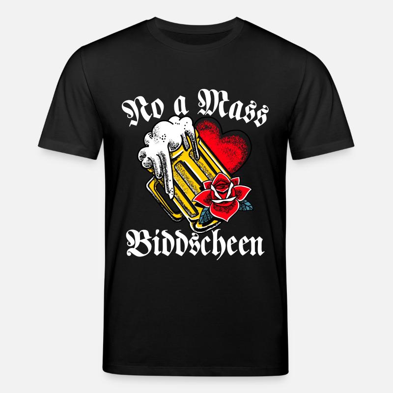 Bayrischer Bier Spruch Oktober - Stanley/Stella Unisex Bio-T-Shirt CREATOR  - Schwarz