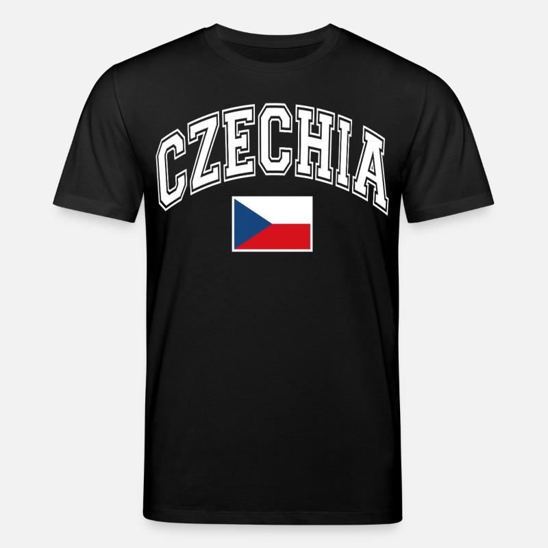 Drapeau de la République tchèque - T-shirt bio CREATOR Stanley/Stella Unisexe - noir