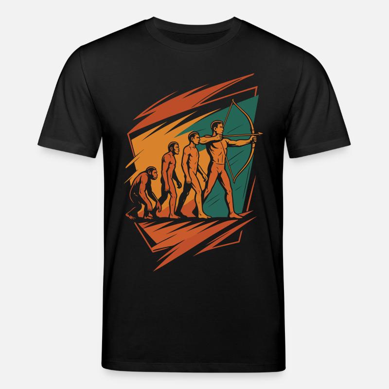 Entwicklung Des Bogenschießens Archer Bow Target - Stanley/Stella Unisex Bio-T-Shirt CREATOR  - Schwarz