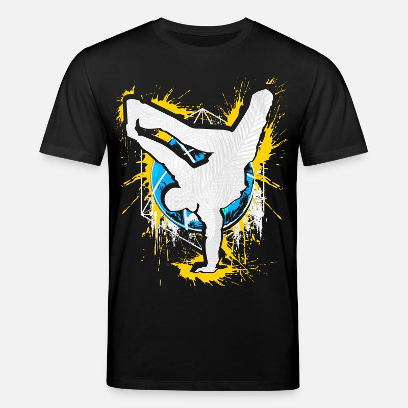 Breakdance Handstand Bboy - B-Boying Breakdancer - T-shirt bio CREATOR Stanley/Stella Unisexe - noir