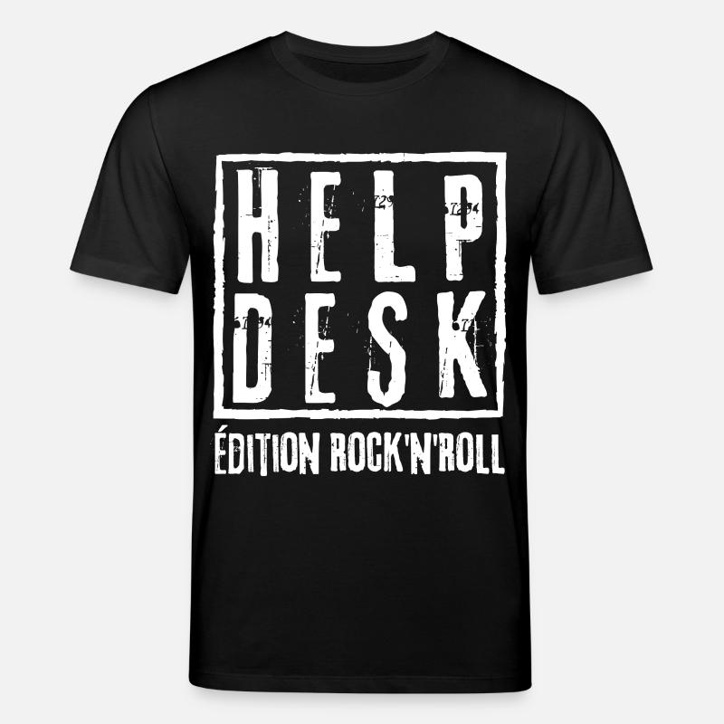 HELPDESK Rock N Roll Edition - Stanley/Stella Unisex Bio-T-Shirt CREATOR  - Schwarz