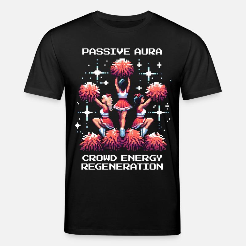 Passive Aura: Crowd-Energie-Boost | Cheerleading - Stanley/Stella Unisex Bio-T-Shirt CREATOR - Schwarz