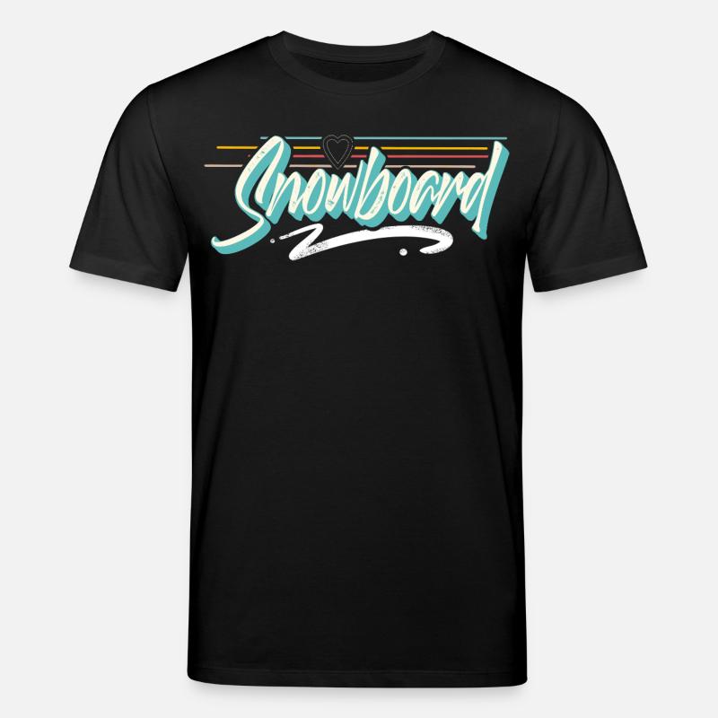 Snowboard - Stanley/Stella Unisex Bio-T-Shirt CREATOR  - Schwarz
