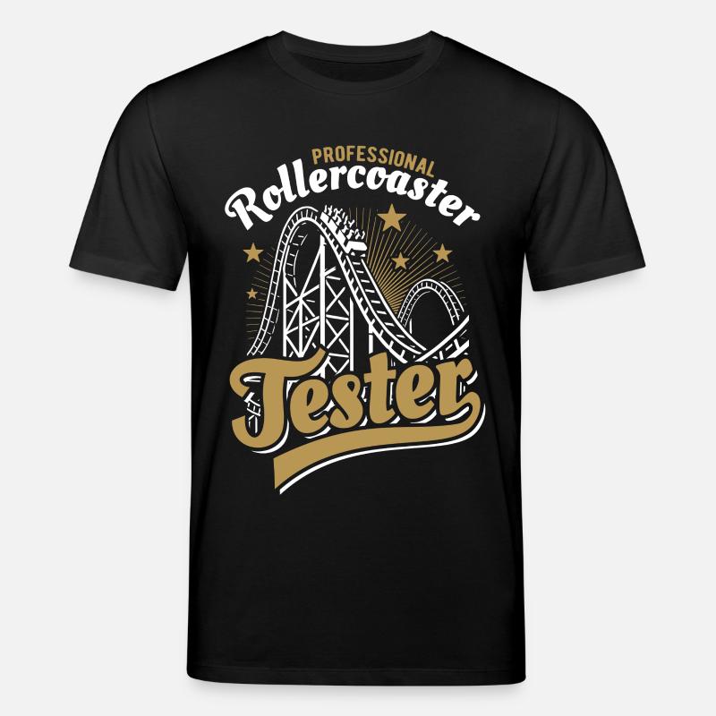 Professional Rollercoaster Tester - Stanley/Stella Unisex Bio-T-Shirt CREATOR  - Schwarz