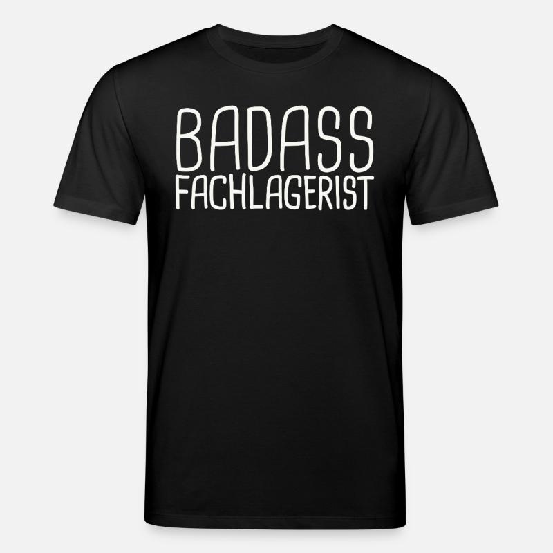 Fachlagerist Badass - Stanley/Stella Unisex Bio-T-Shirt CREATOR  - Schwarz
