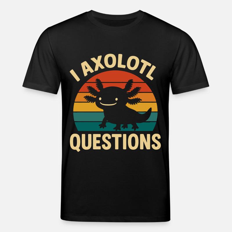 Axolotl - Stanley/Stella Unisex Bio-T-Shirt CREATOR  - Schwarz
