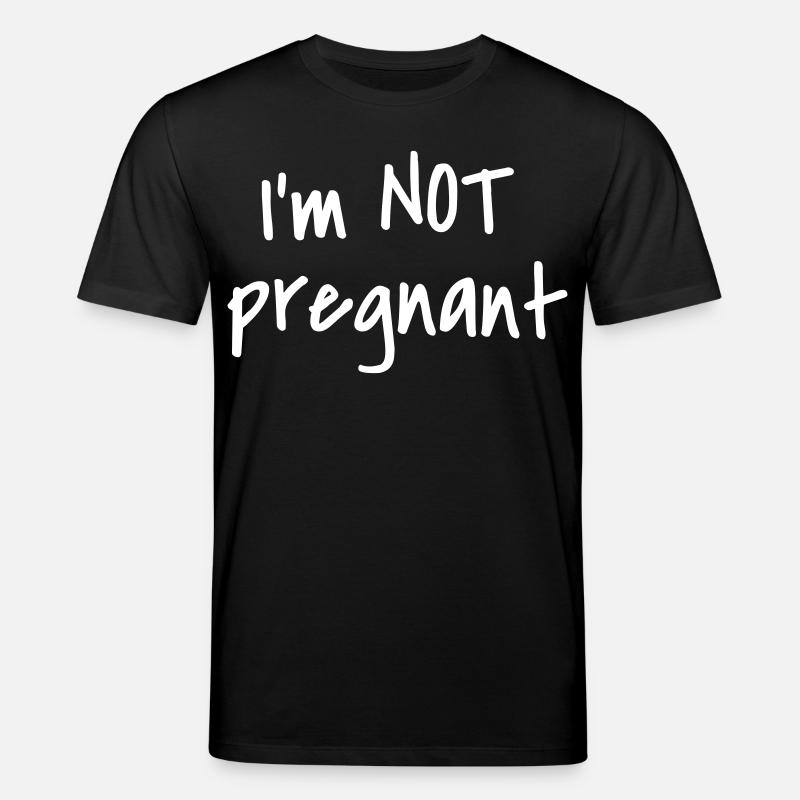 NOT PREGNANT - Stanley/Stella Unisex Bio-T-Shirt CREATOR - Schwarz