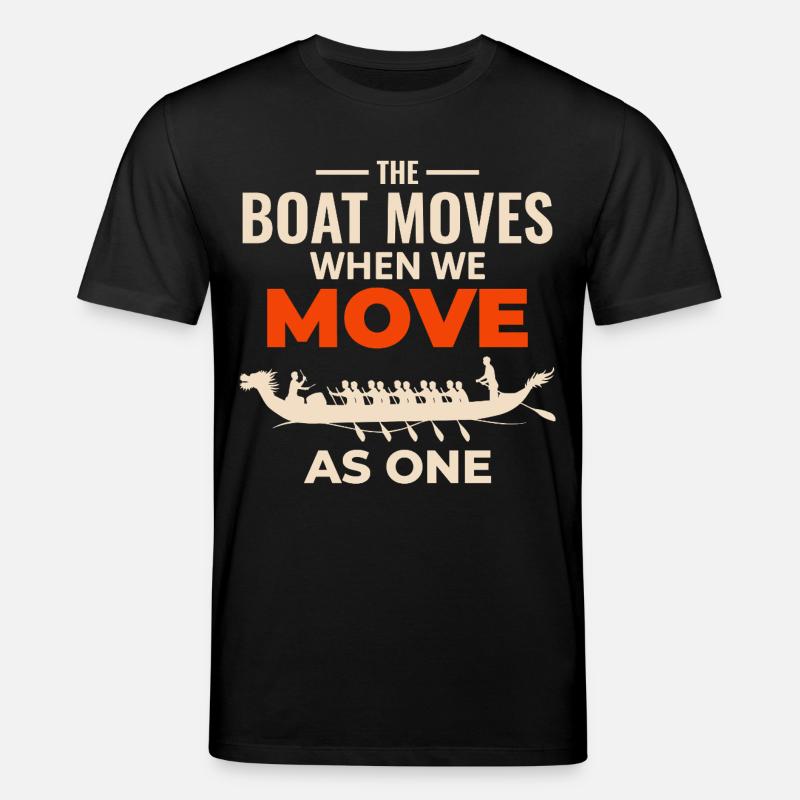 Drachenboot Unity Design - Stanley/Stella Unisex Bio-T-Shirt CREATOR  - Schwarz