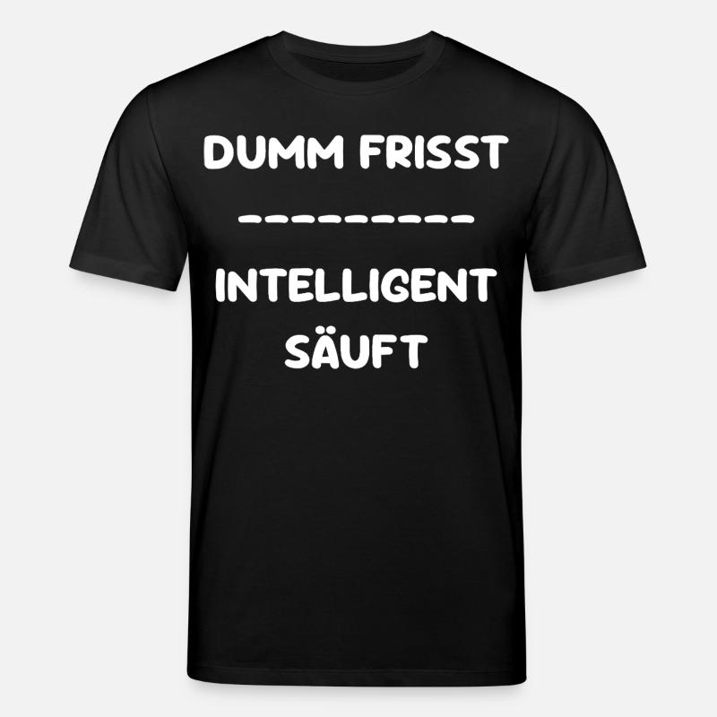 Stupid Eats - Boissons intelligentes - T-shirt bio CREATOR Stanley/Stella Unisexe - noir