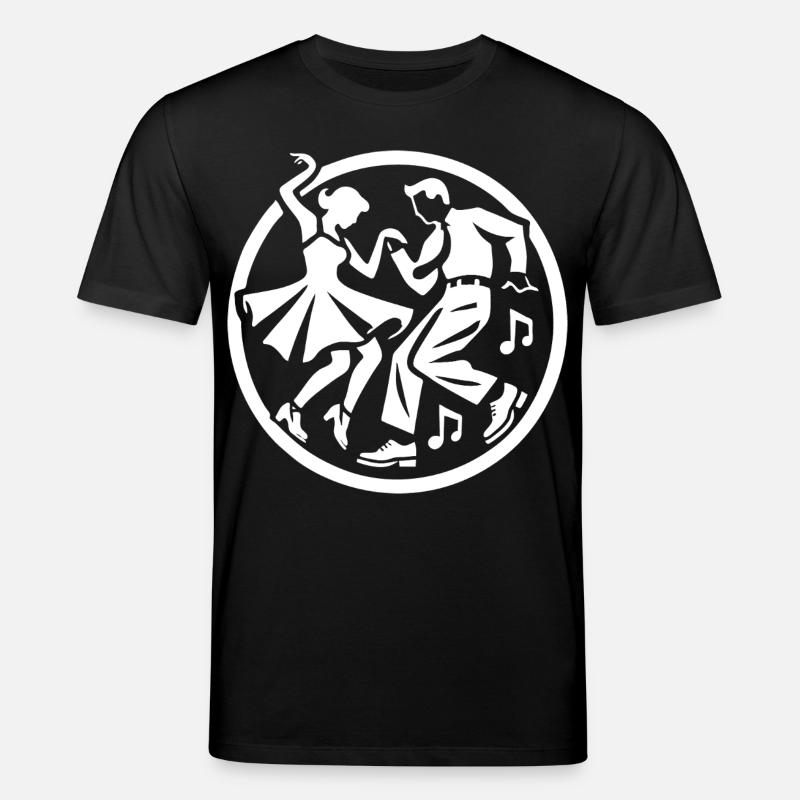 Conception de silhouette rock 'n' roll - T-shirt bio CREATOR Stanley/Stella Unisexe - noir