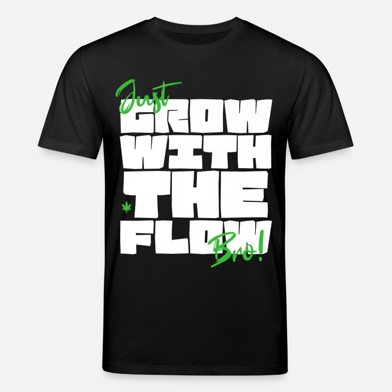 Grow with the Flow - Stanley/Stella Unisex Bio-T-Shirt CREATOR  - Schwarz