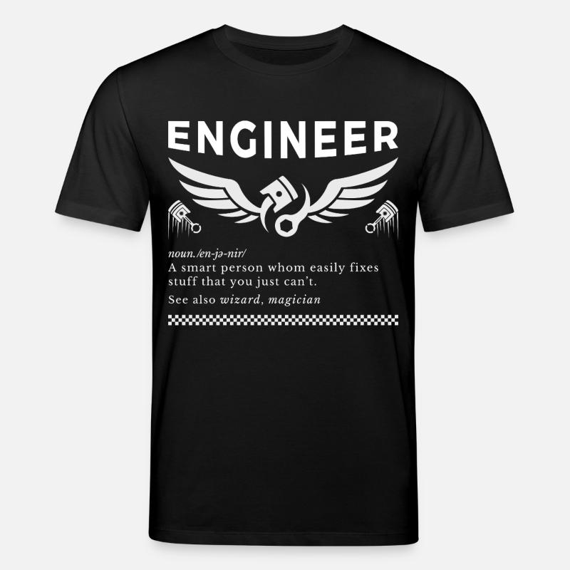 ENGINEER – The Definition Tee - Stanley/Stella CREATOR Unisex Organic T-Shirt - black