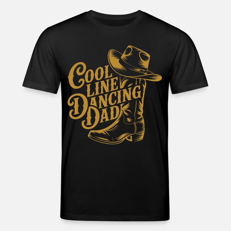 Linedancing Papa Design - Stanley/Stella Unisex Bio-T-Shirt CREATOR  - Schwarz