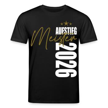 Meister 2026 - Stanley/Stella Unisex Bio-T-Shirt CREATOR  - Schwarz - Vorne - Alina (178cm) & Michal (187cm)