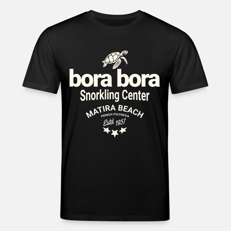 Bora Bora Tauchen - Stanley/Stella Unisex Bio-T-Shirt CREATOR  - Schwarz
