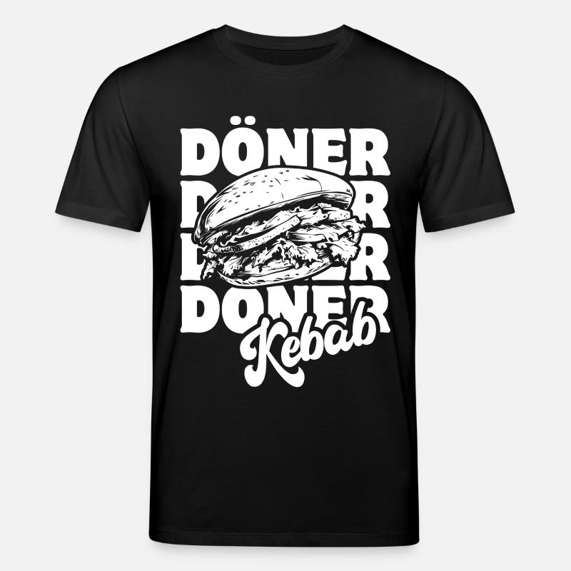Döner Kebab - Restauration rapide - Spruch - T-shirt bio CREATOR Stanley/Stella Unisexe - noir