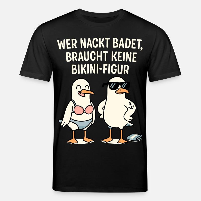 Nu Bain Bikini Figure Dire - T-shirt bio CREATOR Stanley/Stella Unisexe - noir