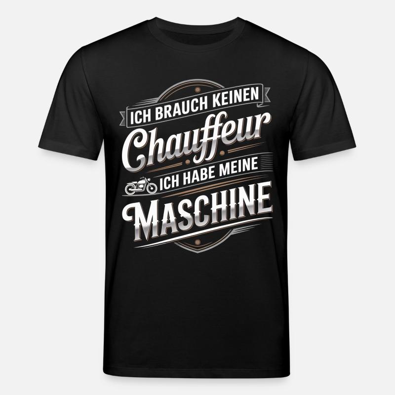 Machine au lieu d’un chauffeur - T-shirt bio CREATOR Stanley/Stella Unisexe - noir