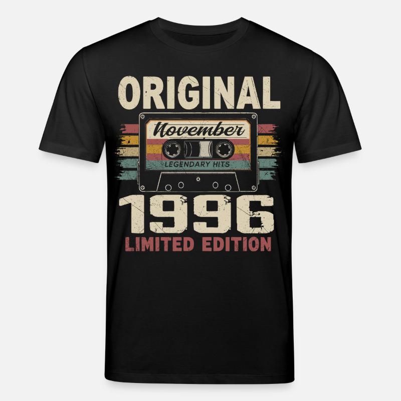 November 1996 Geschenk November 1996 - Stanley/Stella Unisex Bio-T-Shirt CREATOR  - Schwarz