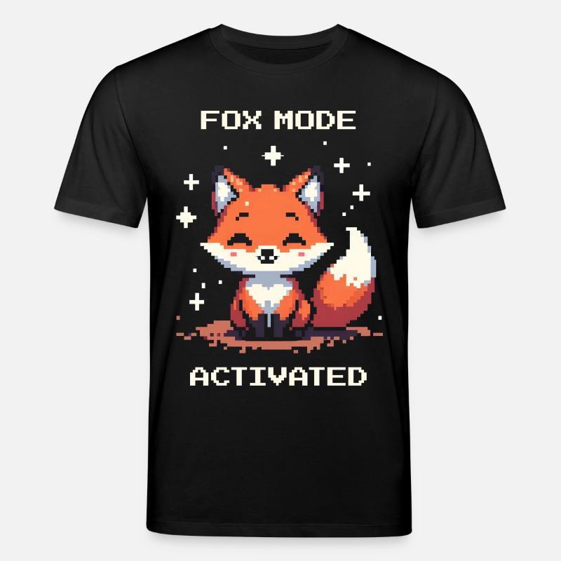 Fuchsmodus aktiviert | Schlauer Fuchs - Stanley/Stella Unisex Bio-T-Shirt CREATOR  - Schwarz