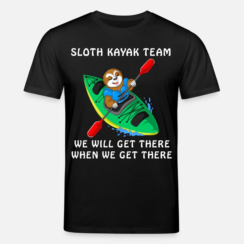 Faultier Kajak Team - Stanley/Stella Unisex Bio-T-Shirt CREATOR  - Schwarz