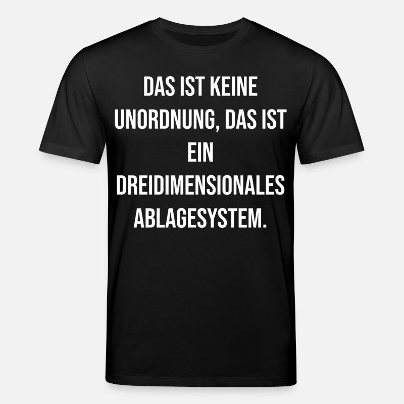 Three-dimensional filing system Spruch - Stanley/Stella CREATOR Unisex Organic T-Shirt - black