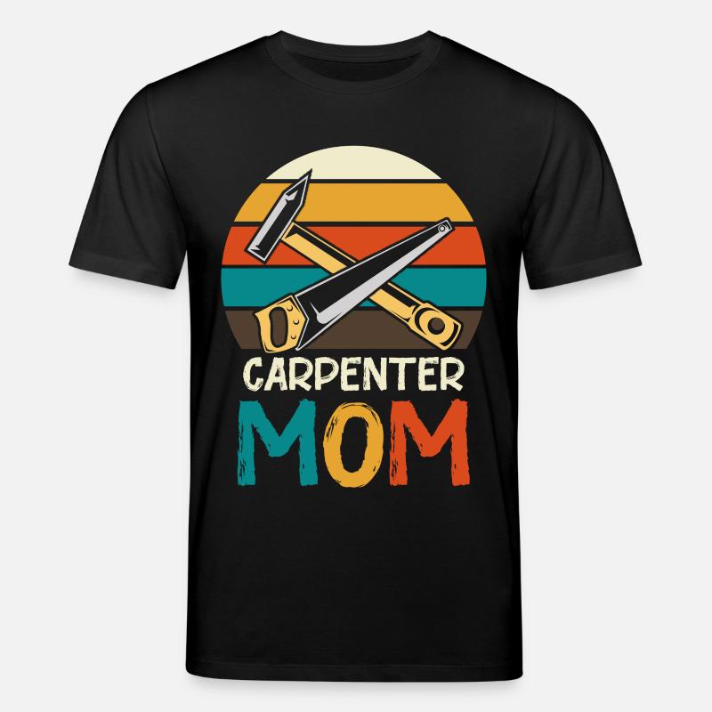 Schreiner Mutter Retro Werkzeug - Stanley/Stella Unisex Bio-T-Shirt CREATOR  - Schwarz