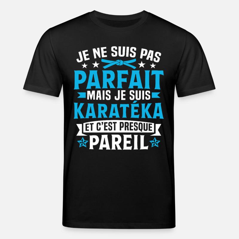 je suis karatéka cadeau karaté - T-shirt bio CREATOR Stanley/Stella Unisexe - noir