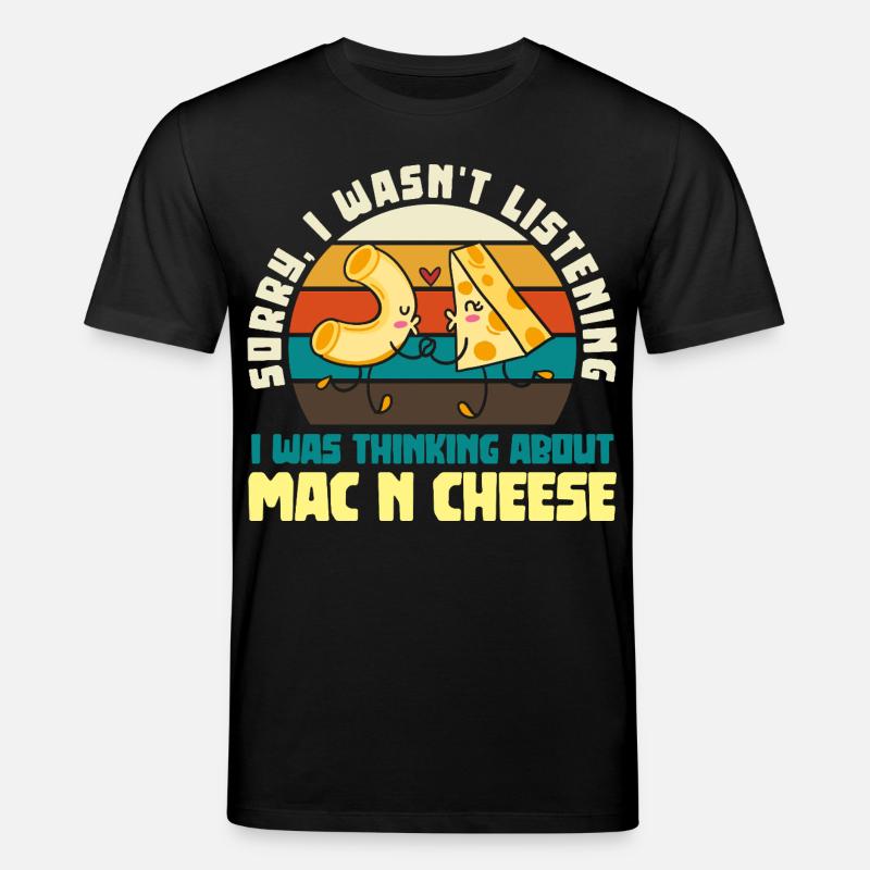 Mac and Cheese Liebes-Pärchen Retro - Stanley/Stella Unisex Bio-T-Shirt CREATOR  - Schwarz