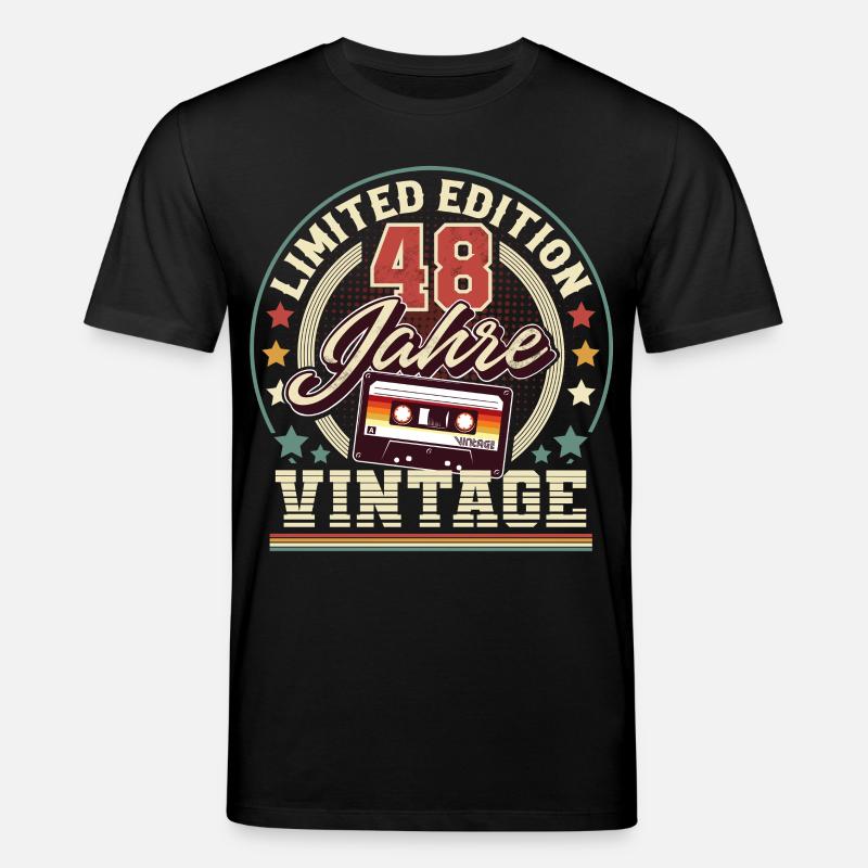 48e anniversaire - T-shirt bio CREATOR Stanley/Stella Unisexe - noir