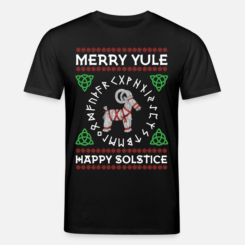 Joyeux Noël Joyeux Solstice Noël - T-shirt bio CREATOR Stanley/Stella Unisexe - noir