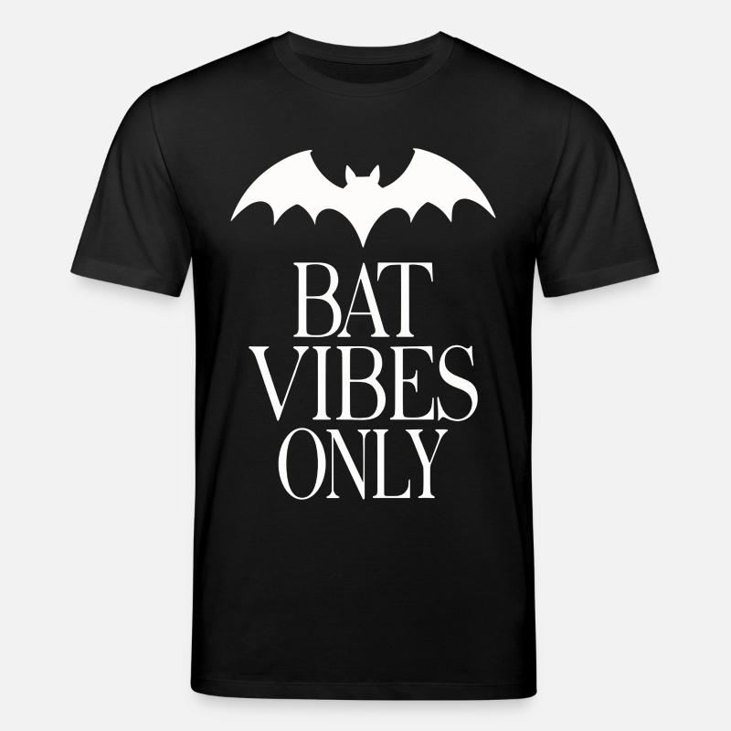 Bat Vibes Only – Goth Statement - Stanley/Stella CREATOR Unisex Organic T-Shirt - black