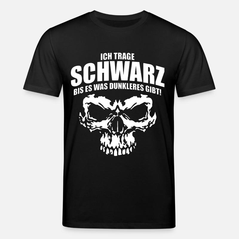 Schwarz Bis Dunkleres Schädel  - Stanley/Stella Unisex Bio-T-Shirt CREATOR  - Schwarz