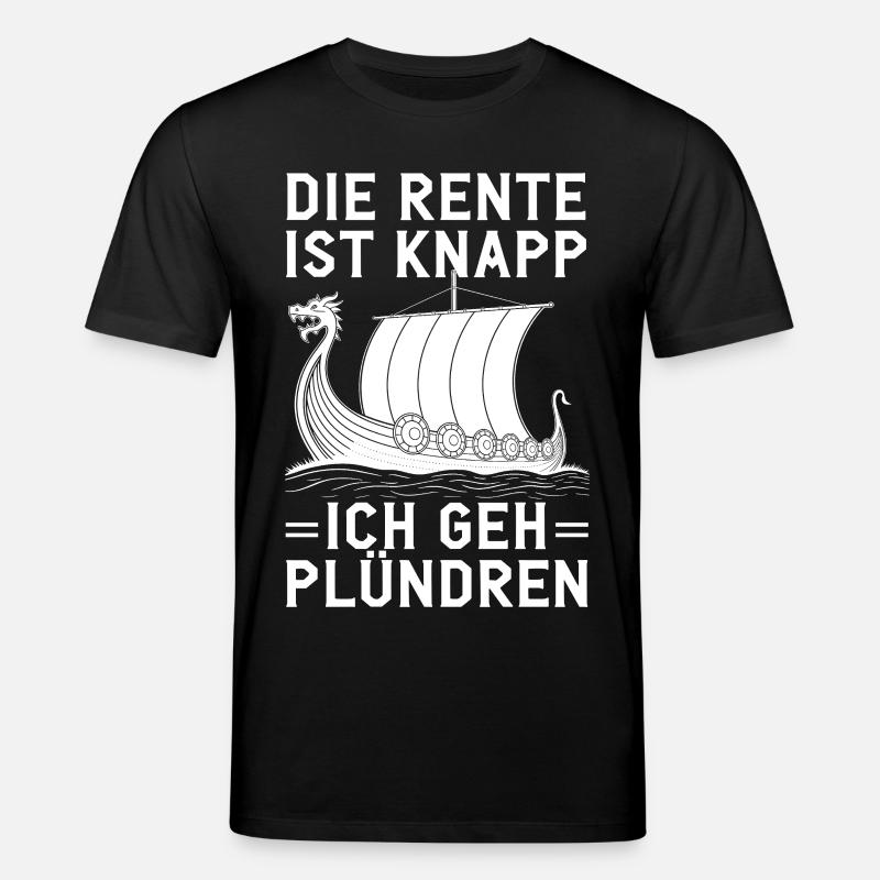 Rente Knapp Wikinger Plünderer - Stanley/Stella Unisex Bio-T-Shirt CREATOR  - Schwarz