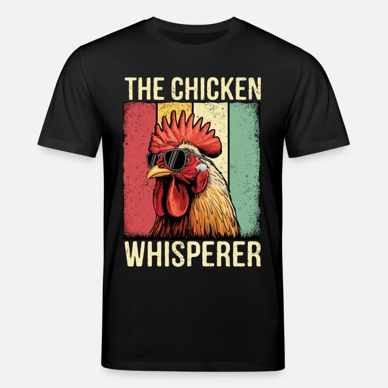 Le thé rétro Chicken Whisperer - T-shirt bio CREATOR Stanley/Stella Unisexe - noir