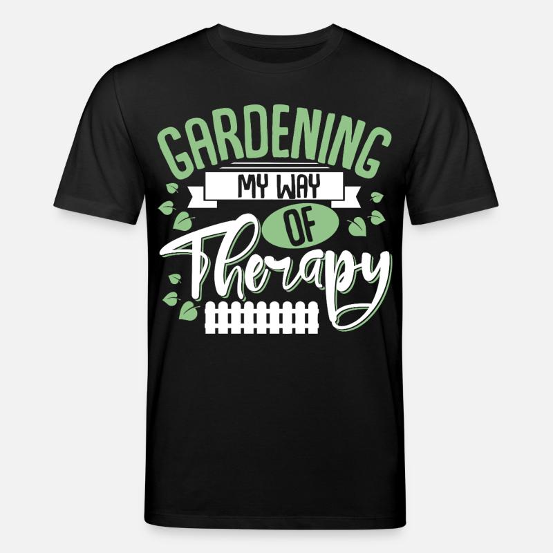 Garten Schrebergarten - Stanley/Stella Unisex Bio-T-Shirt CREATOR  - Schwarz