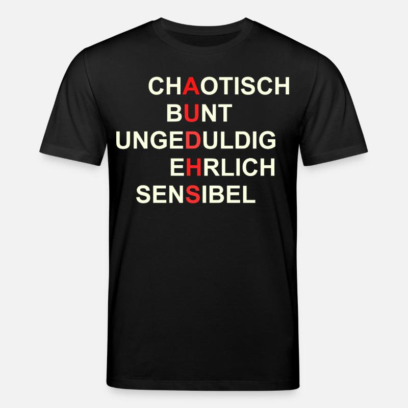 AUDHS  Sichtbar anders. Sichtbar ich. - Stanley/Stella Unisex Bio-T-Shirt CREATOR  - Schwarz