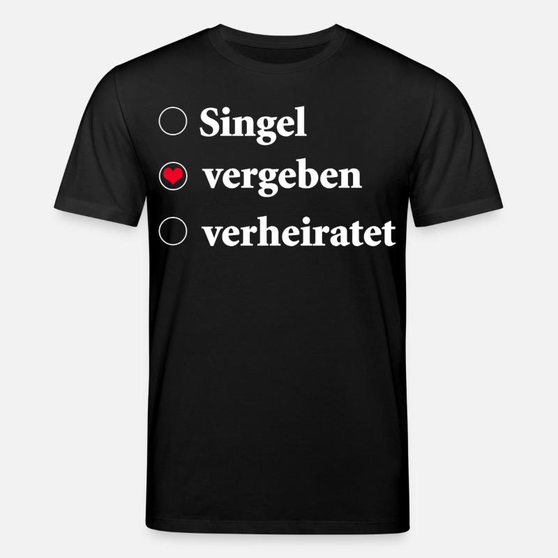 Relationship Status Selection Single - Taken - Stanley/Stella CREATOR Unisex Organic T-Shirt - black
