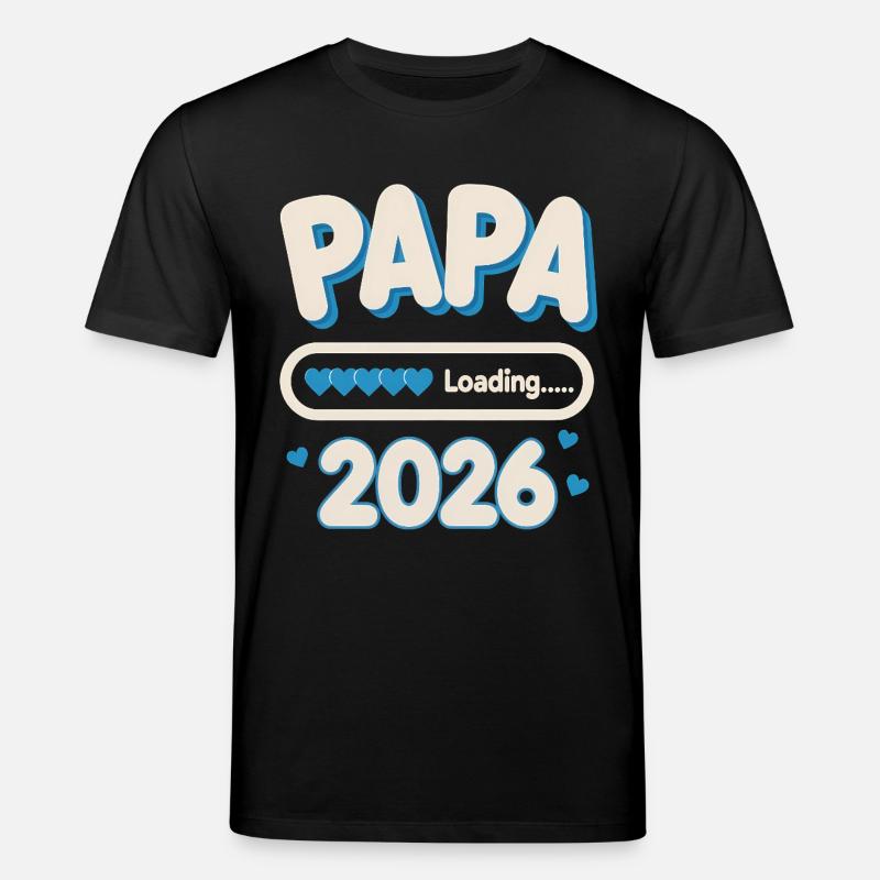 Papa Loading 2026  - Stanley/Stella Unisex Bio-T-Shirt CREATOR  - Schwarz